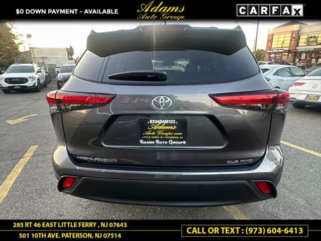 used 2022 Toyota Highlander car, priced at $25,789