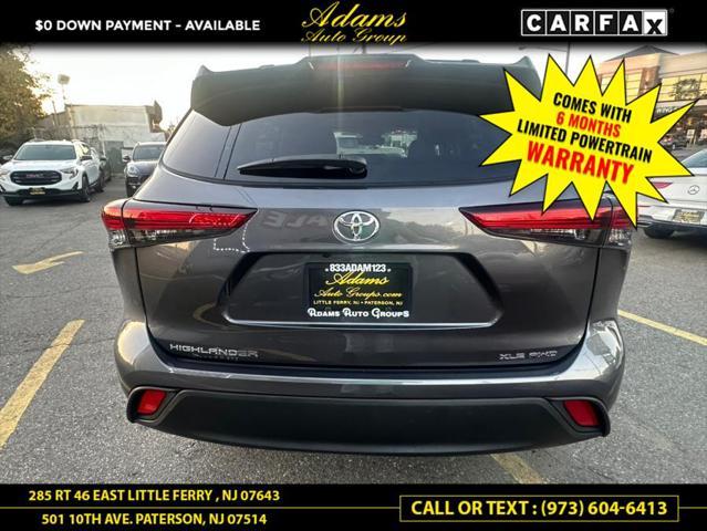 used 2022 Toyota Highlander car, priced at $23,789