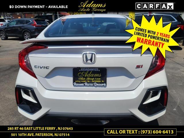 used 2020 Honda Civic Si car, priced at $18,789