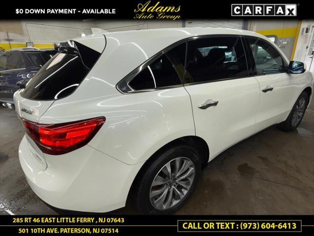 used 2016 Acura MDX car, priced at $15,489