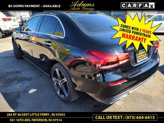 used 2019 Mercedes-Benz A-Class car, priced at $21,289