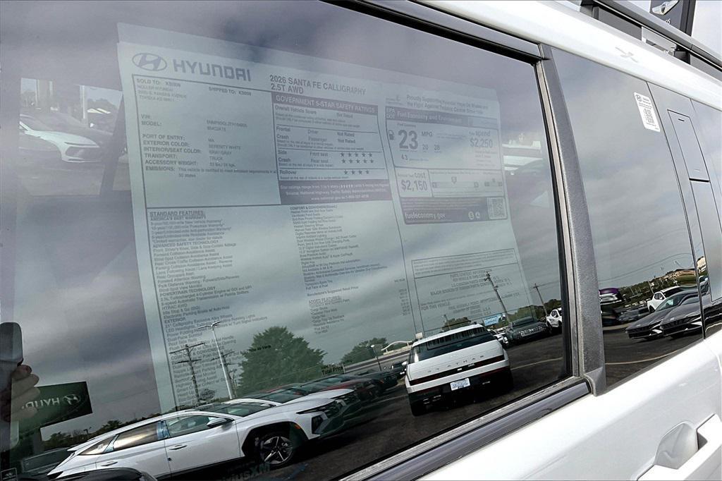 new 2026 Hyundai Santa Fe car, priced at $50,049