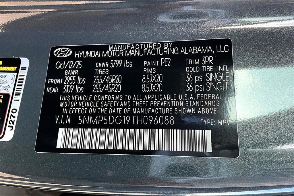 new 2026 Hyundai SANTA FE HEV car, priced at $50,959