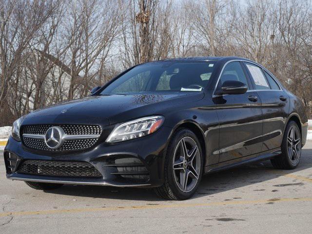 used 2021 Mercedes-Benz C-Class car, priced at $27,500