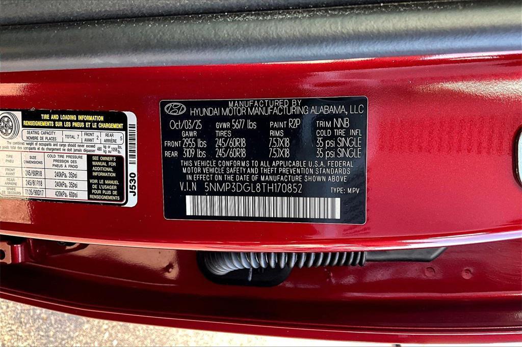 new 2026 Hyundai Santa Fe car, priced at $42,907