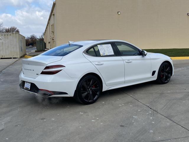 used 2023 Genesis G70 car, priced at $37,400