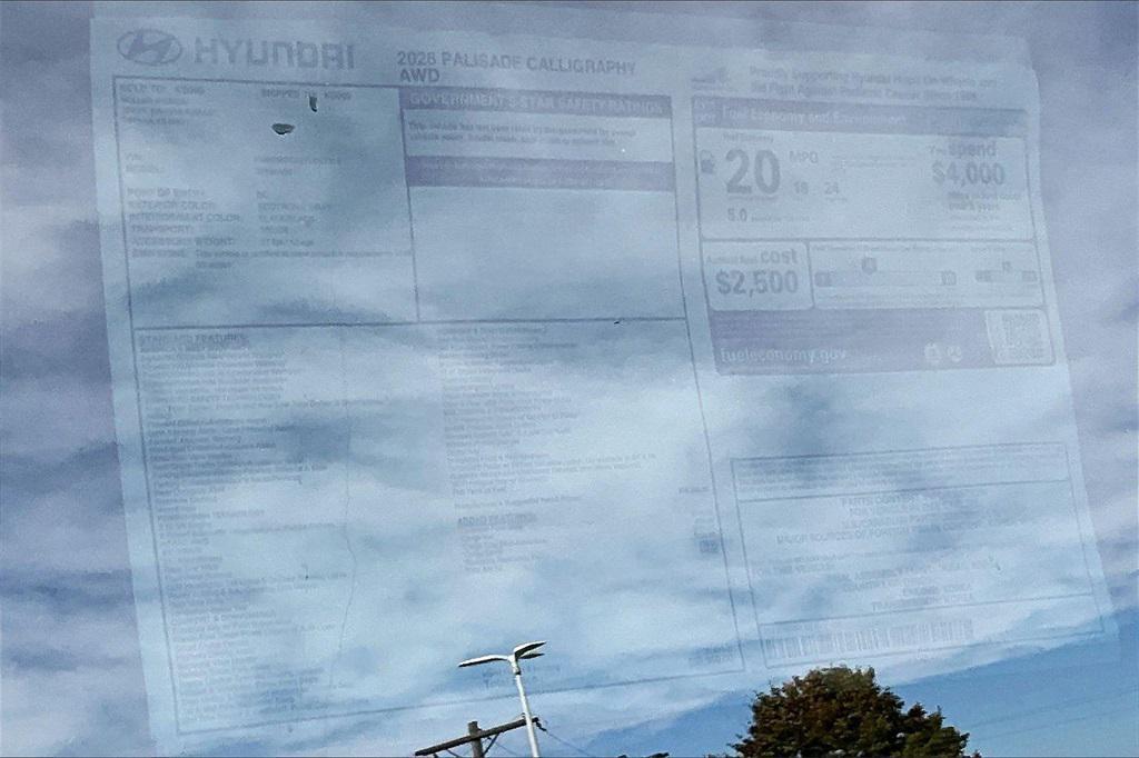 new 2026 Hyundai Palisade car, priced at $56,458