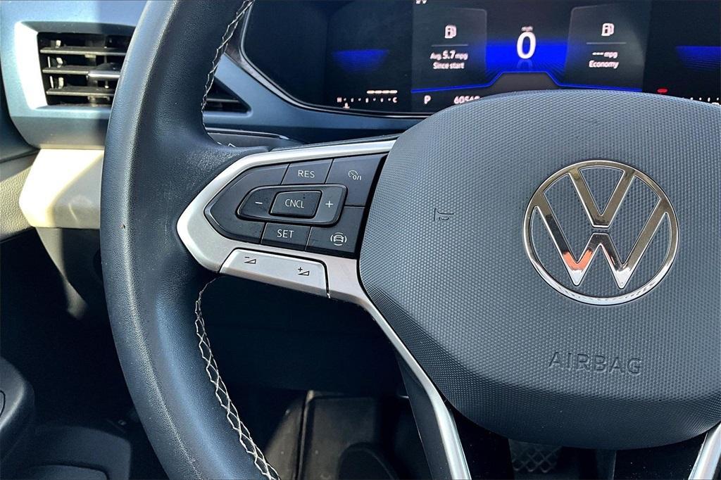 used 2022 Volkswagen Taos car, priced at $18,695