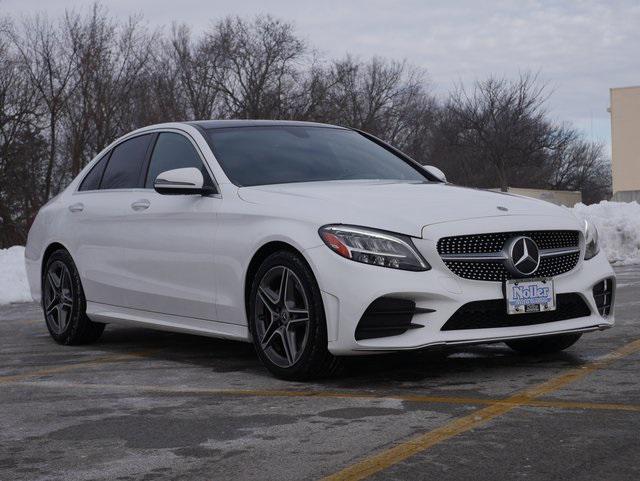 used 2021 Mercedes-Benz C-Class car, priced at $26,000