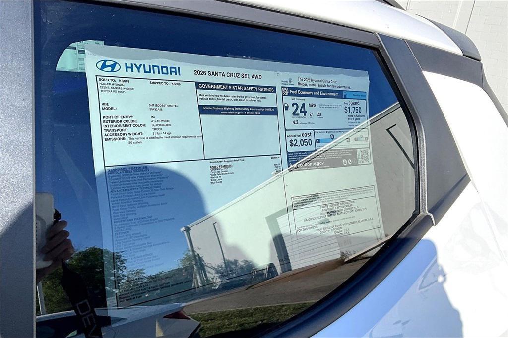 new 2026 Hyundai SANTA CRUZ car, priced at $33,941