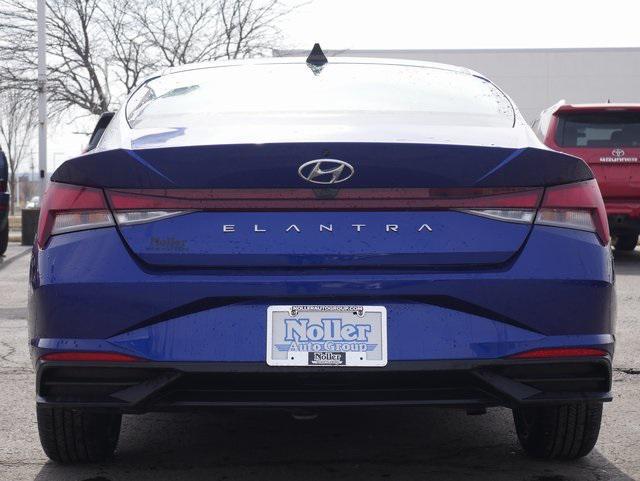 used 2021 Hyundai Elantra car, priced at $18,100