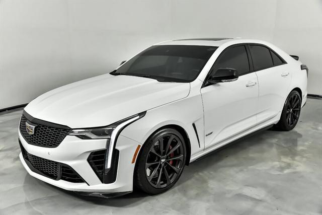 used 2022 Cadillac CT4-V car, priced at $54,995