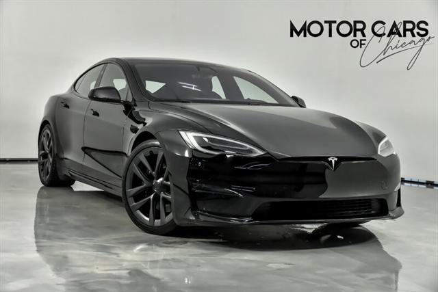 used 2021 Tesla Model S car, priced at $53,995