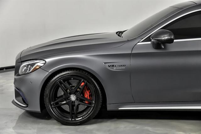 used 2018 Mercedes-Benz AMG C 63 car, priced at $43,995