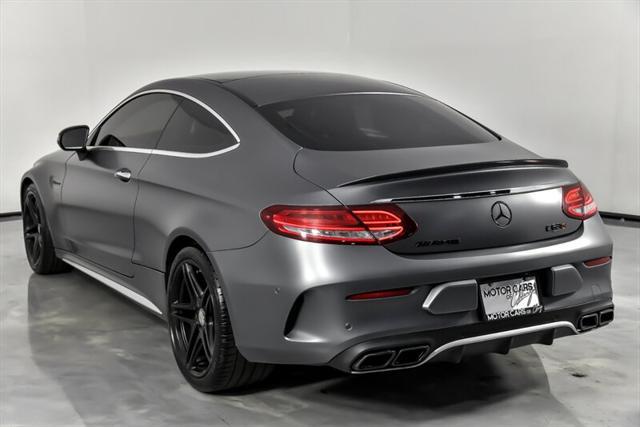 used 2018 Mercedes-Benz AMG C 63 car, priced at $43,995