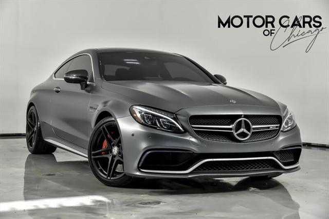 used 2018 Mercedes-Benz AMG C 63 car, priced at $43,995