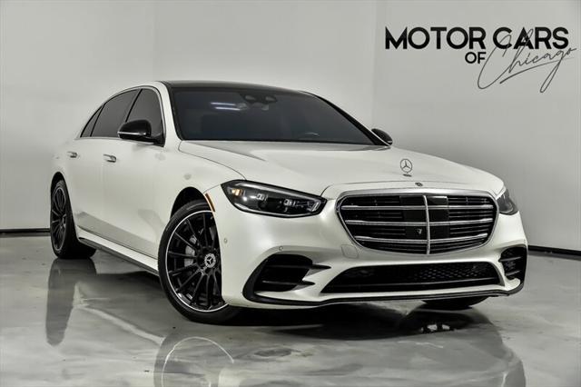 used 2022 Mercedes-Benz S-Class car, priced at $69,995