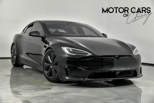 used 2021 Tesla Model S car, priced at $54,995