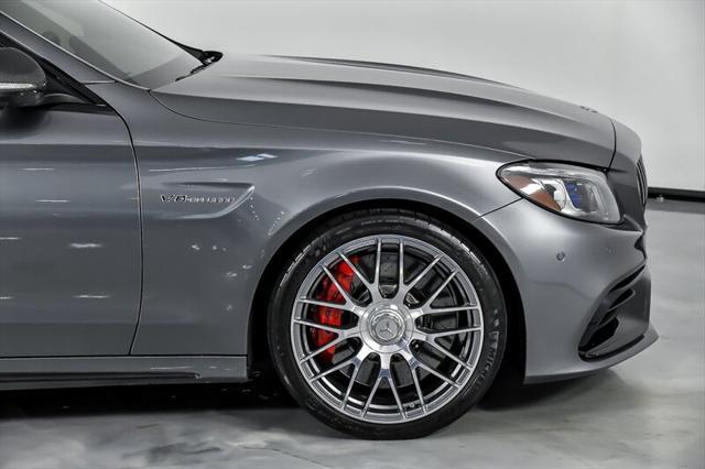 used 2021 Mercedes-Benz AMG C 63 car, priced at $57,995