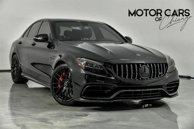 used 2021 Mercedes-Benz AMG C 63 car, priced at $55,995