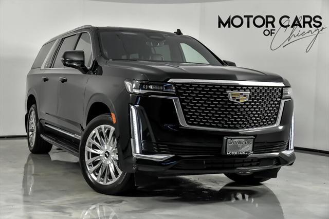 used 2021 Cadillac Escalade ESV car, priced at $48,995