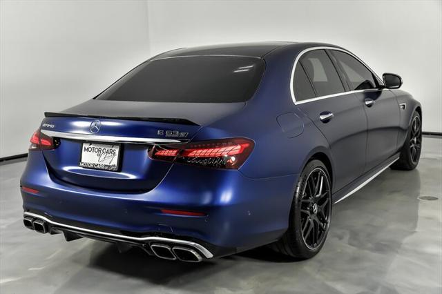 used 2021 Mercedes-Benz AMG E 63 car, priced at $79,995