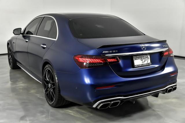 used 2021 Mercedes-Benz AMG E 63 car, priced at $79,995