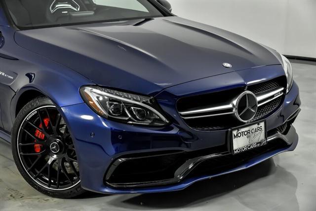 used 2017 Mercedes-Benz AMG C 63 car, priced at $54,995