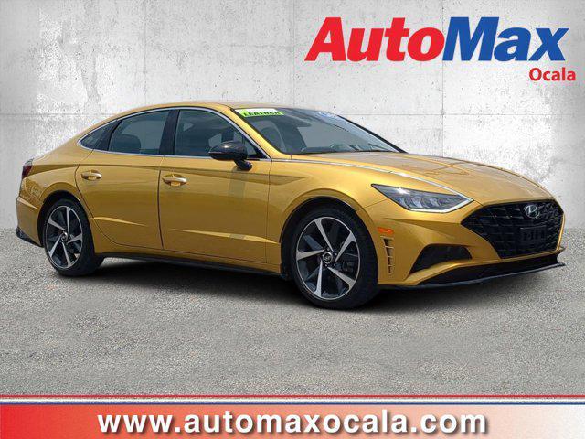 used 2021 Hyundai Sonata car, priced at $22,600