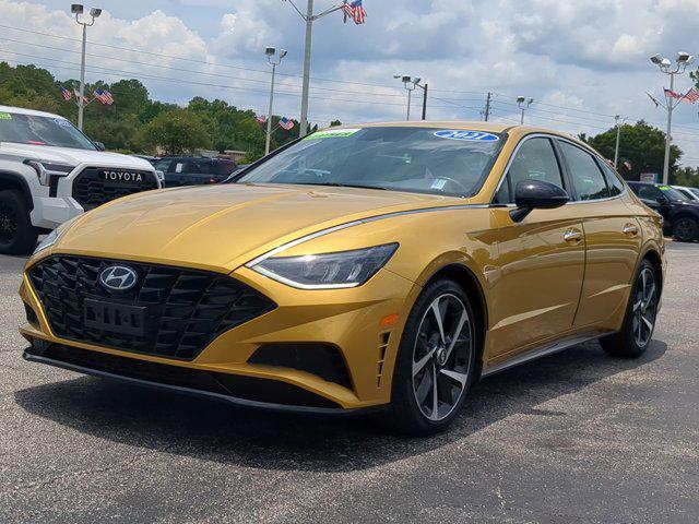 used 2021 Hyundai Sonata car, priced at $22,600