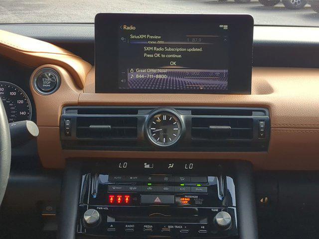 used 2024 Lexus IS 350 car, priced at $39,400
