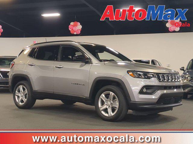 used 2023 Jeep Compass car, priced at $19,215