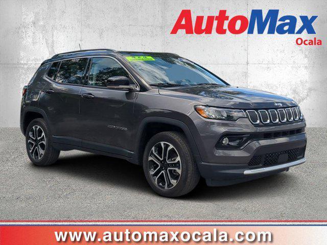 used 2022 Jeep Compass car, priced at $23,400