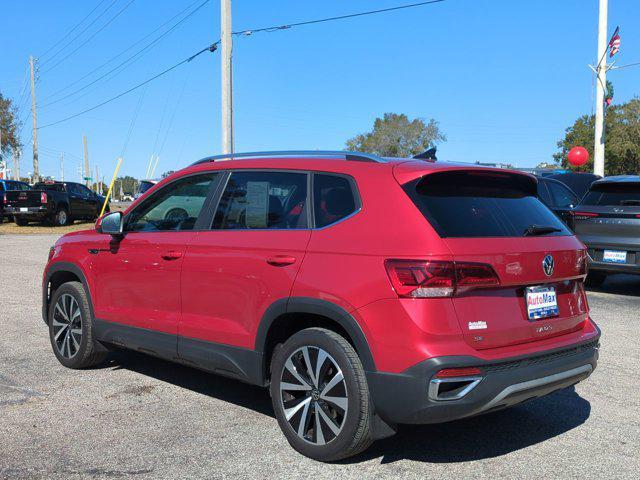 used 2023 Volkswagen Taos car, priced at $22,670