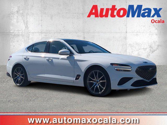 used 2022 Genesis G70 car, priced at $27,400