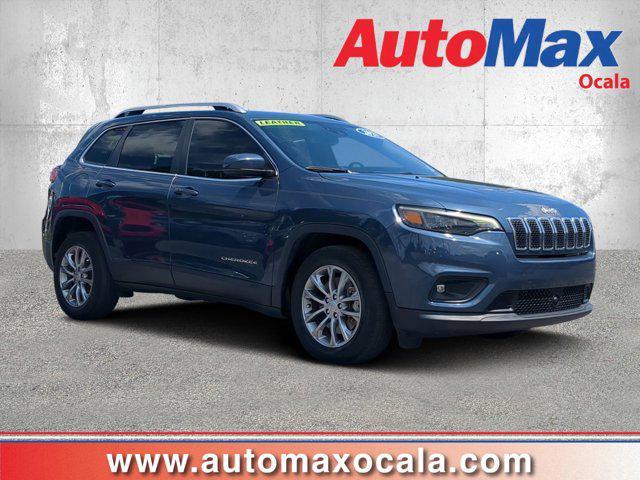 used 2021 Jeep Cherokee car, priced at $21,395