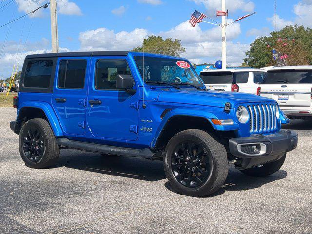 used 2021 Jeep Wrangler Unlimited car, priced at $33,300