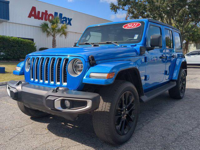 used 2021 Jeep Wrangler Unlimited car, priced at $33,300