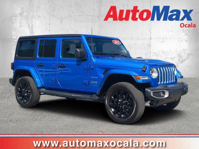 used 2021 Jeep Wrangler Unlimited car, priced at $33,300