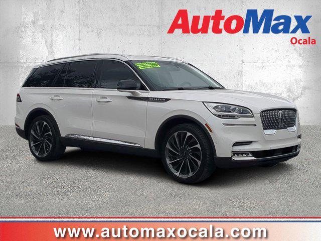 used 2022 Lincoln Aviator car, priced at $47,800