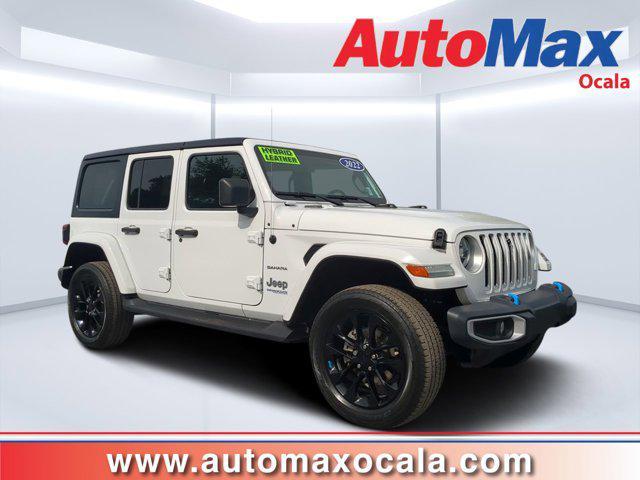 used 2022 Jeep Wrangler Unlimited 4xe car, priced at $31,990