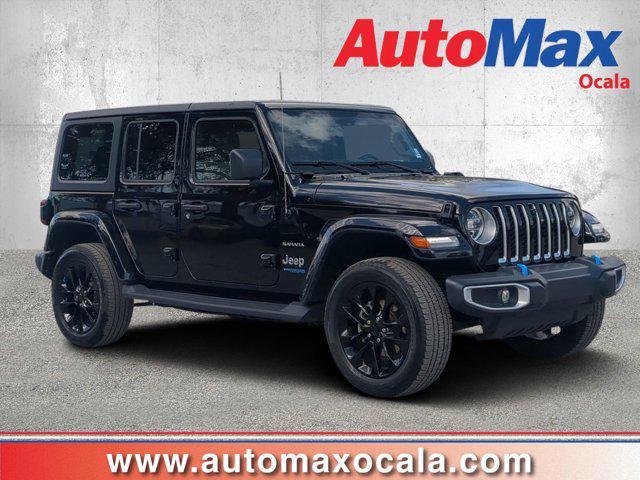 used 2022 Jeep Wrangler Unlimited 4xe car, priced at $32,900