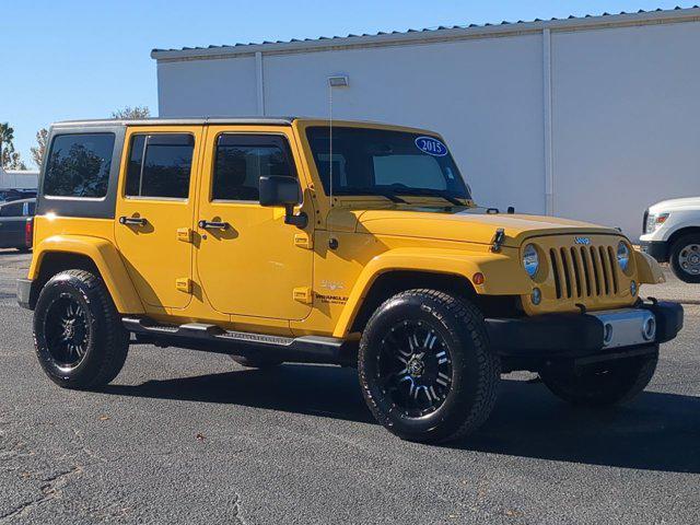 used 2015 Jeep Wrangler Unlimited car, priced at $23,990