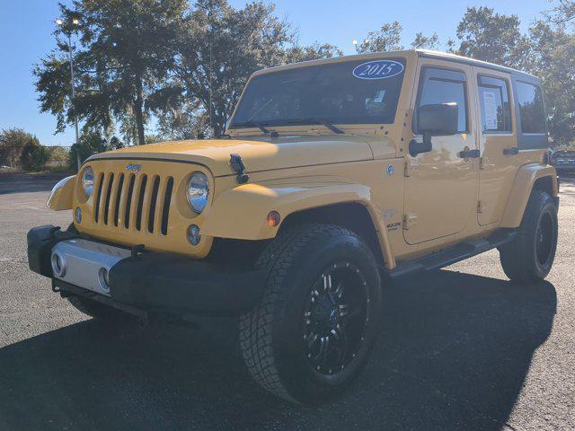 used 2015 Jeep Wrangler Unlimited car, priced at $23,990