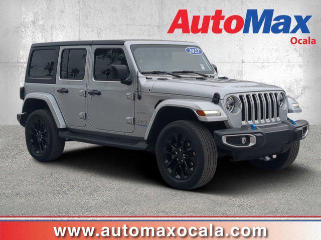 used 2022 Jeep Wrangler Unlimited 4xe car, priced at $34,950