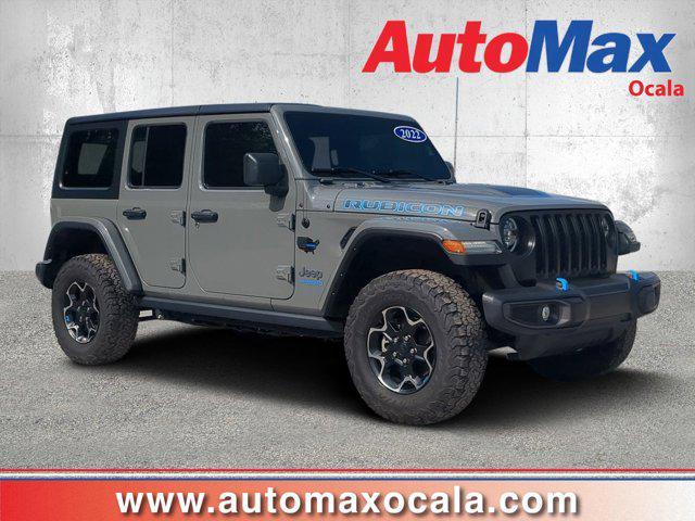 used 2022 Jeep Wrangler Unlimited 4xe car, priced at $34,800