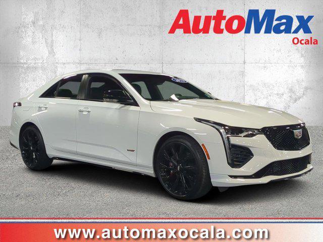 used 2023 Cadillac CT4-V car, priced at $41,900