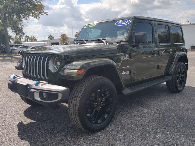 used 2023 Jeep Wrangler 4xe car, priced at $36,350