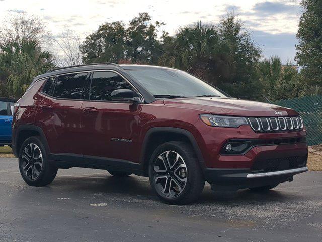 used 2022 Jeep Compass car, priced at $23,600