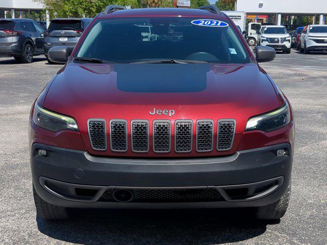 used 2021 Jeep Cherokee car, priced at $23,140
